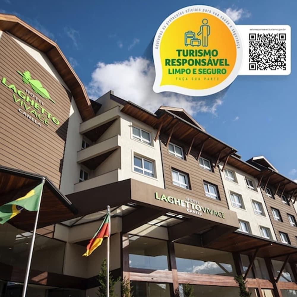 Hotel Laghetto Vivace Канела Екстериор снимка